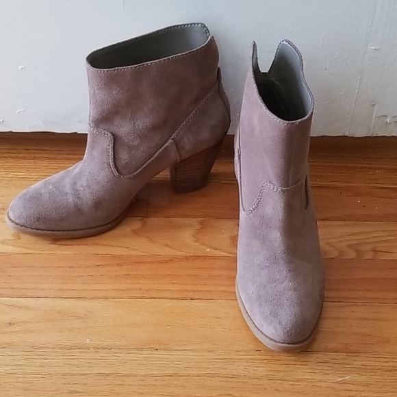 Nine West Western Suede Leather Ankle Boot - Picture 2 of 12